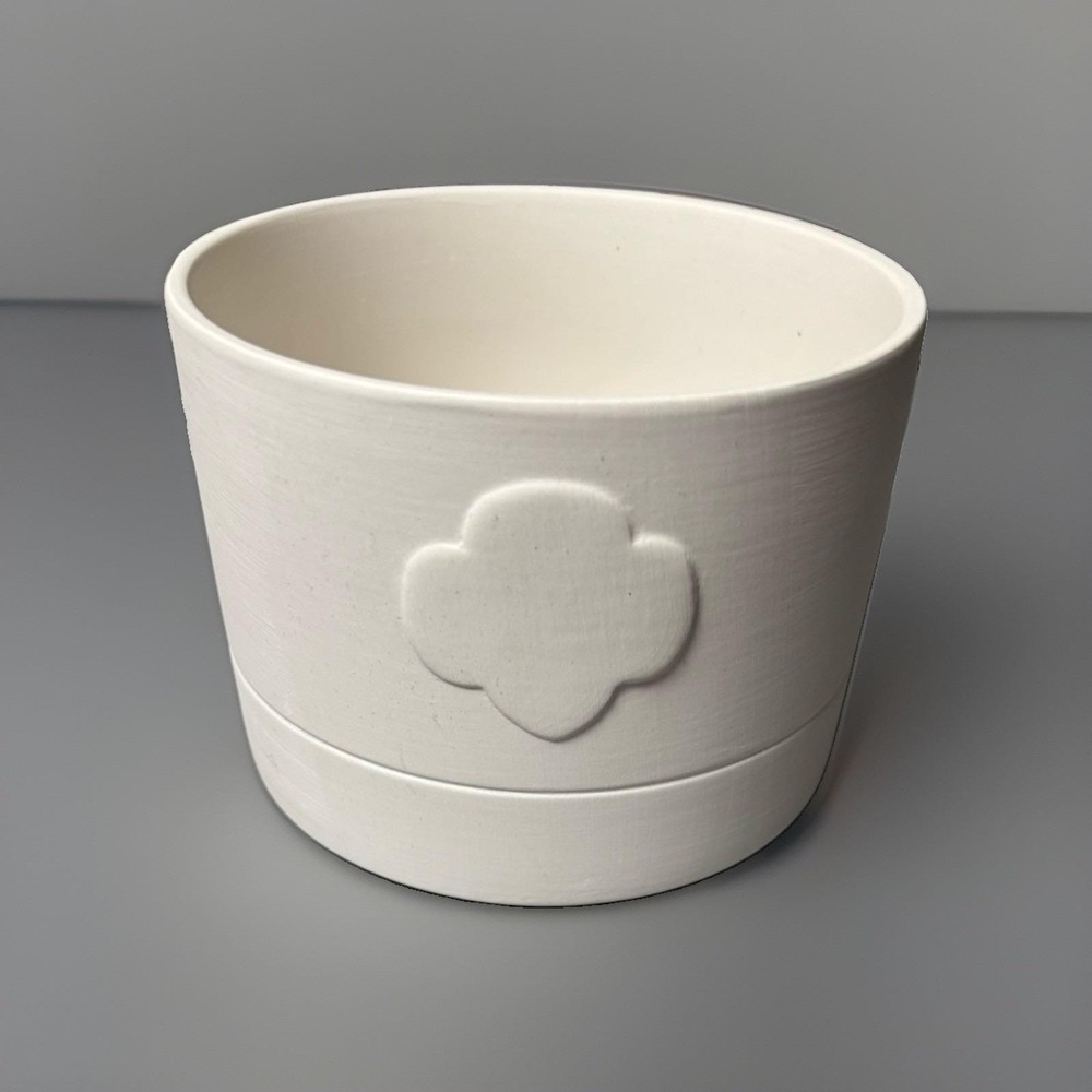 Girl Scout Trefoil Planter Ready To Paint Ceramic Bisque